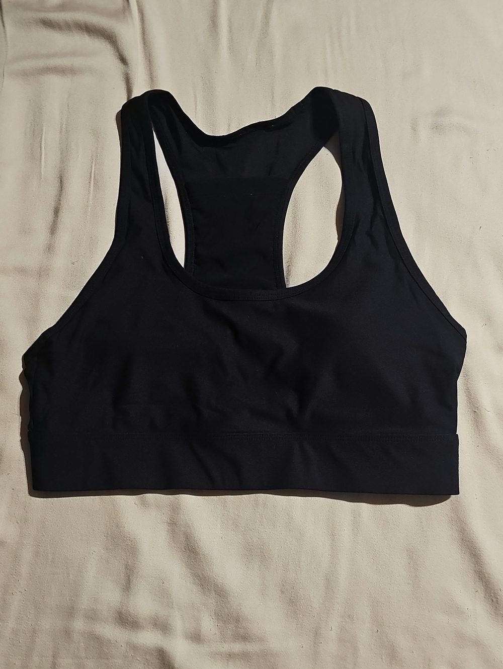 Fabletics Black Racerback Sports Bra